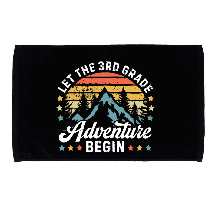 Let The 3rd Grade Adventure Begin Back To School Teachers Microfiber Hand Towel