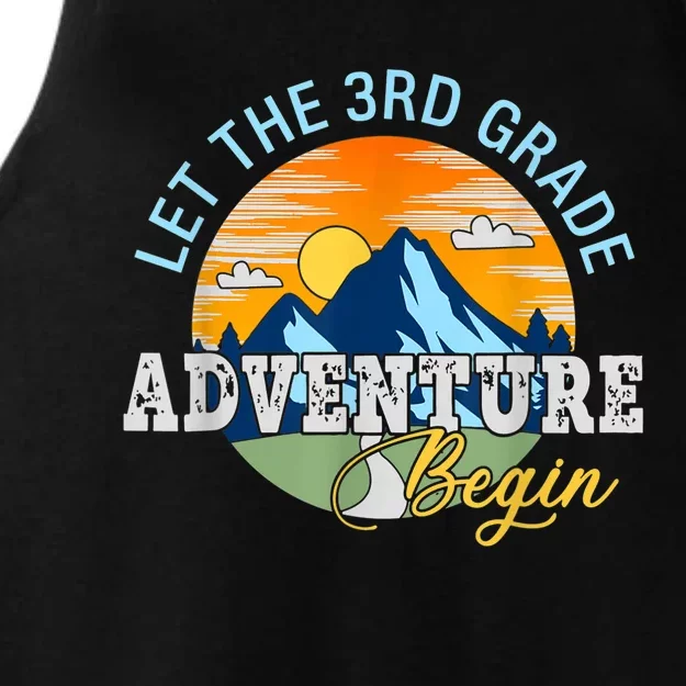 Let The 3rd Grade Adventure Begin 3rd Grade Team Ladies Tri-Blend Wicking Tank