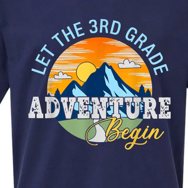 Let The 3rd Grade Adventure Begin 3rd Grade Team Sueded Cloud Jersey T-Shirt