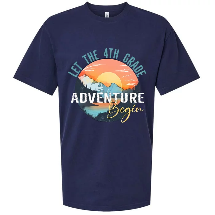 Let The 4th Grade Adventure Begin Sueded Cloud Jersey T-Shirt