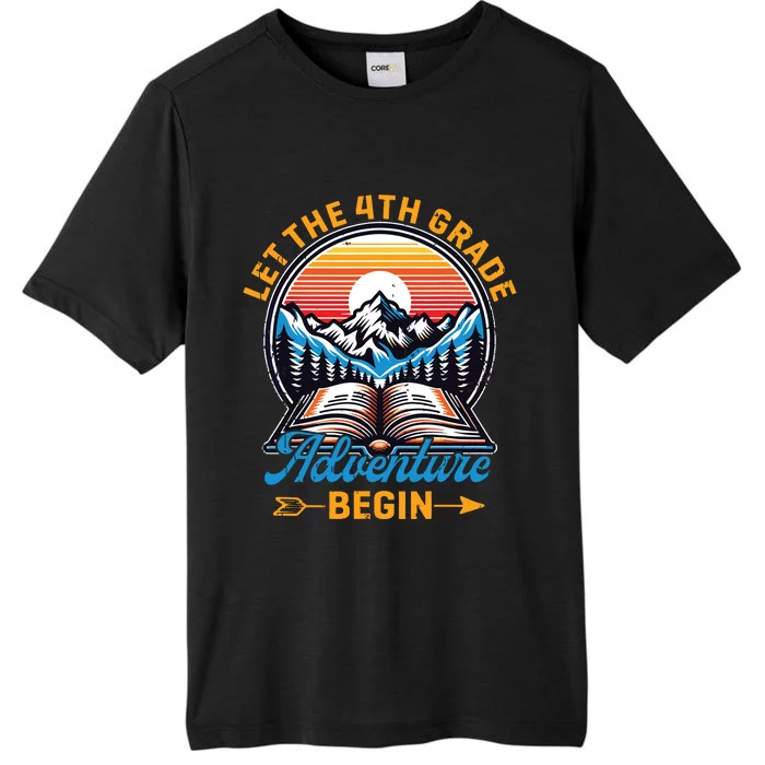 Let The 4th Grade Adventure Begin Teacher Back To School ChromaSoft Performance T-Shirt