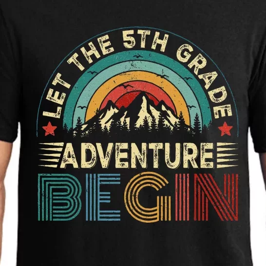 Let The 5th Grade Adventure Begin Teacher Fun Pajama Set