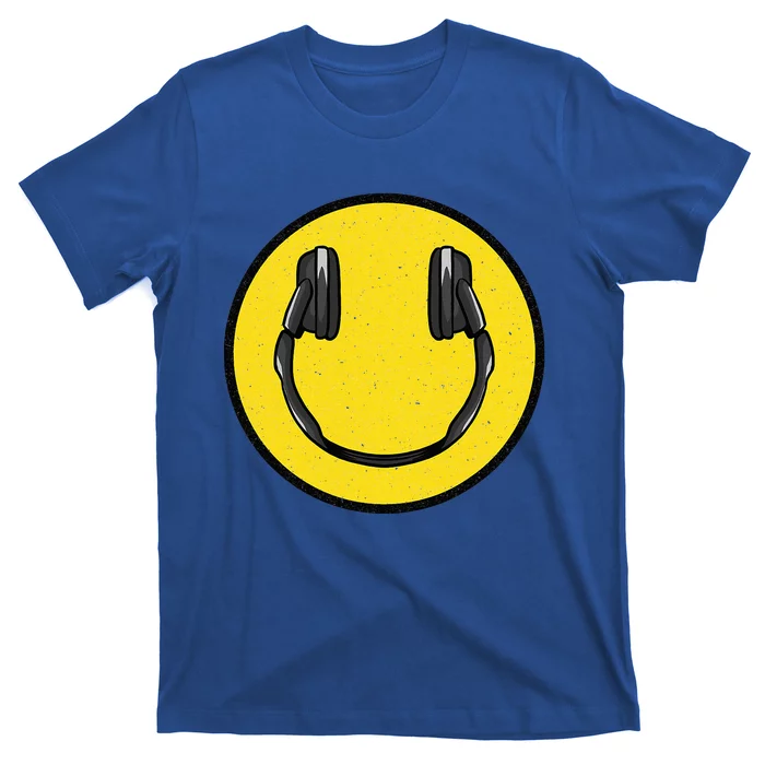 Love The 90S Retro Vintage Headphones Smile Grunge Music Dj T-Shirt