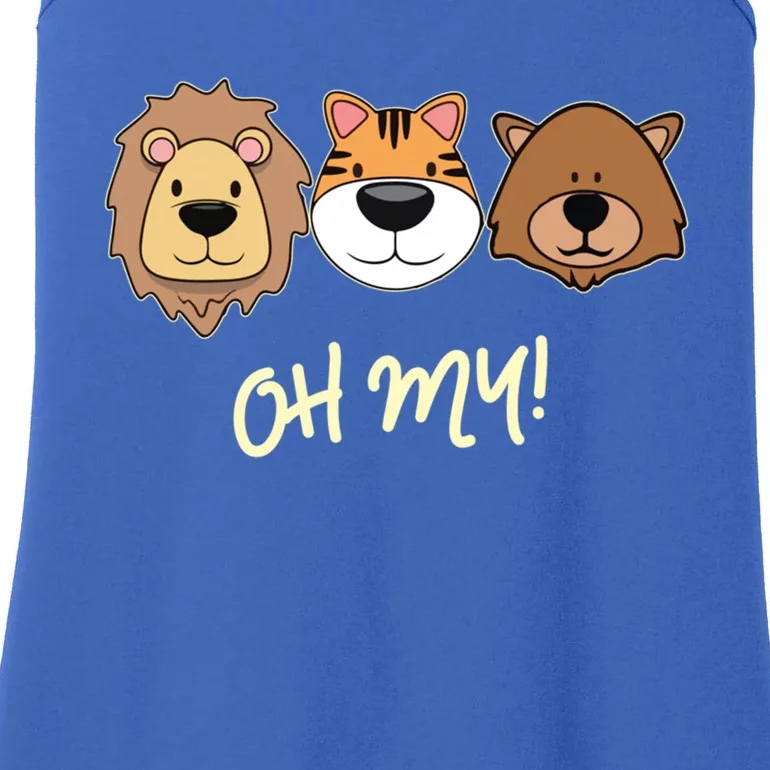 Lion Tiger And Bear Oh My Fun Jungle Zoo Animal Lover Gift Ladies Essential Tank