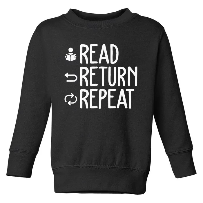 Library Themed Art Librarian Women Library Worker Toddler Sweatshirt