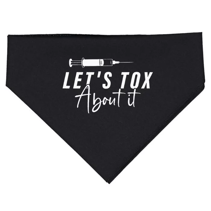 Lets Tox About It Derm Nurse PA NP Injector Aesthetics botox USA-Made Doggie Bandana