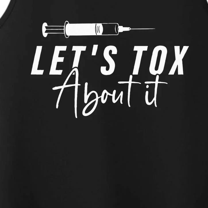 Lets Tox About It Derm Nurse PA NP Injector Aesthetics botox Performance Tank