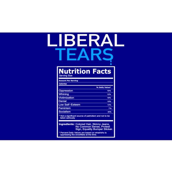 Liberal Tears Anti Liberal Pro Trump Republican Gift Bumper Sticker