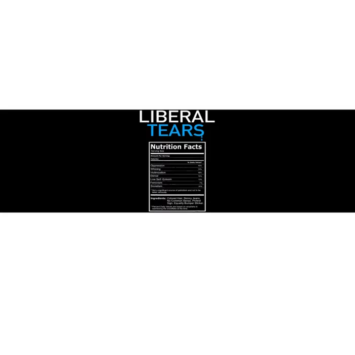 Liberal Tears Anti Liberal Pro Trump Republican Gift Bumper Sticker