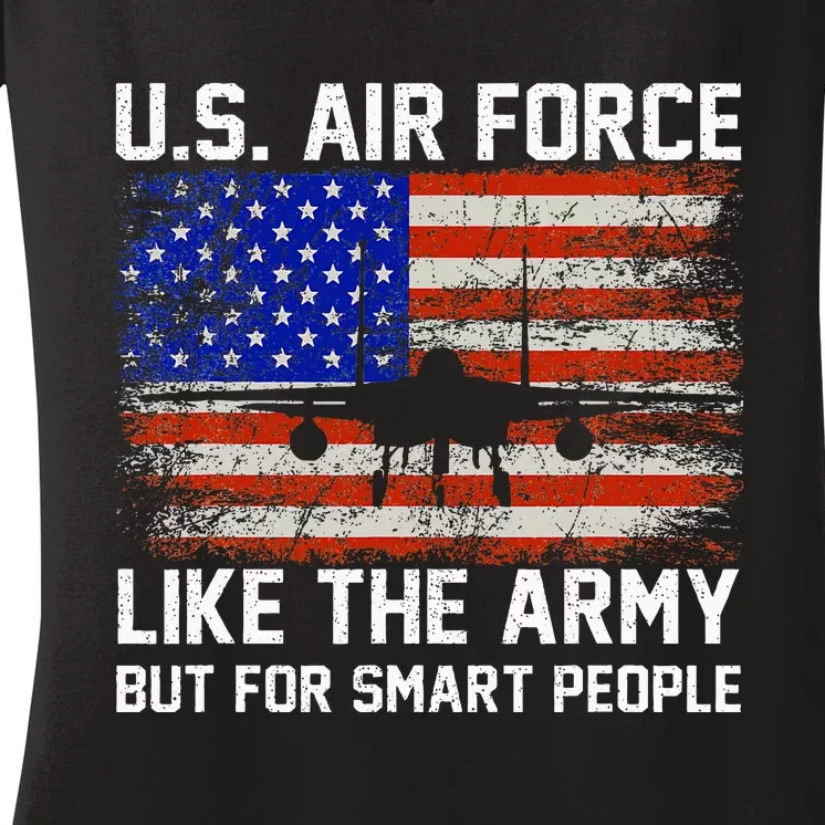 Like The Army But For Smart People Women's V-Neck T-Shirt