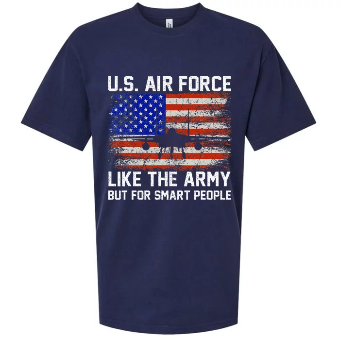 Like The Army But For Smart People Sueded Cloud Jersey T-Shirt