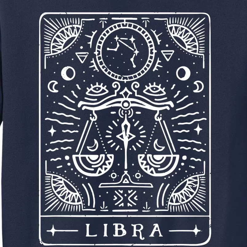 Libra Tarot Art Libra Zodiac Sign Libra Birthday Month Sweatshirt