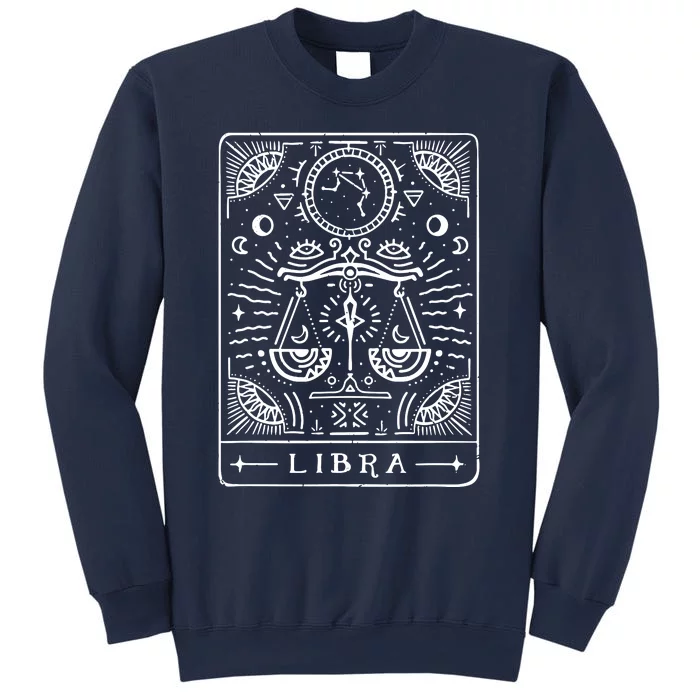 Libra Tarot Art Libra Zodiac Sign Libra Birthday Month Sweatshirt