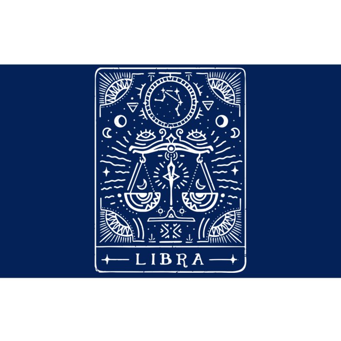 Libra Tarot Art Libra Zodiac Sign Libra Birthday Month Bumper Sticker