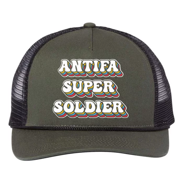 Lia Thomas Antifa Super Soldier Retro Rope Trucker Hat Cap