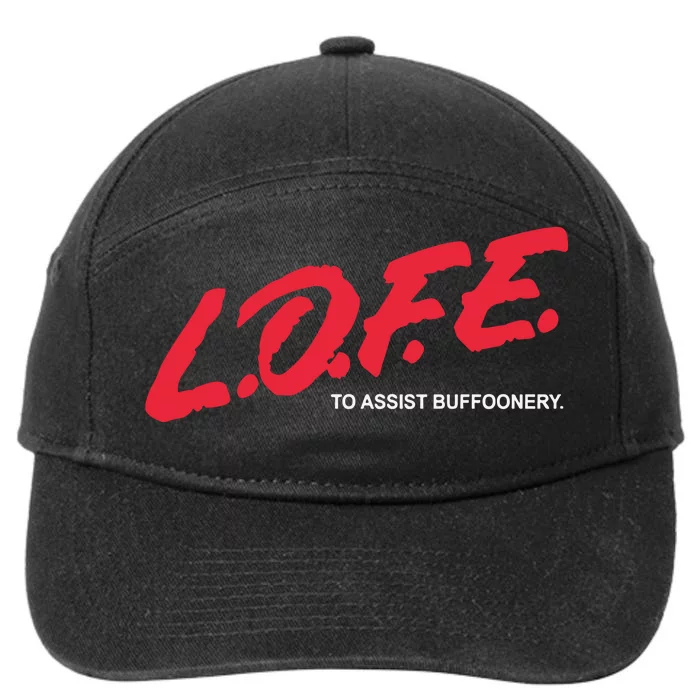 Lofe To Assist Buffoonery 7-Panel Snapback Hat