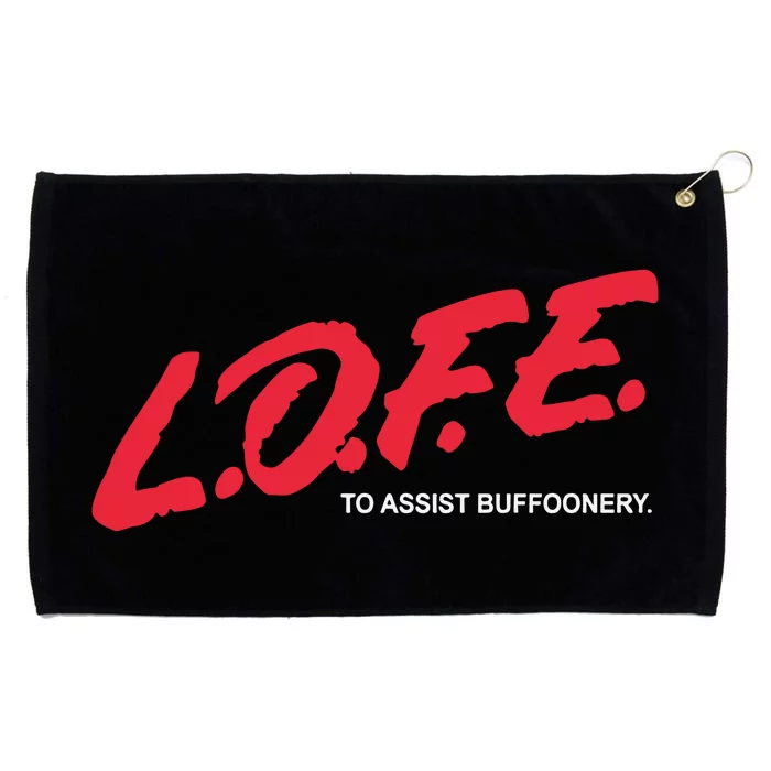 Lofe To Assist Buffoonery Grommeted Golf Towel