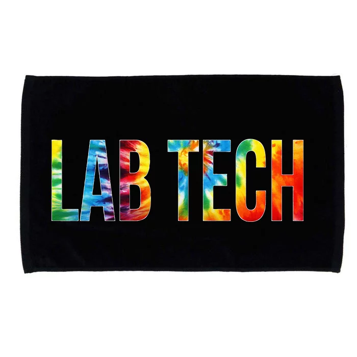 Lab Tech Appreciation Day Tie Dye For Women For Work Microfiber Hand Towel