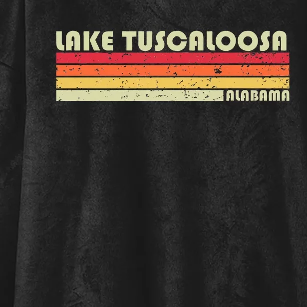 Lake Tuscaloosa Alabama Funny Fishing Camping Summer Gift Hooded Wearable Blanket