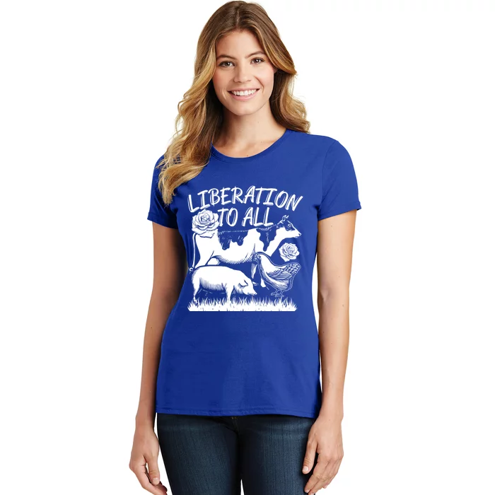 Liberation To All Vegetarian Gift Women's T-Shirt