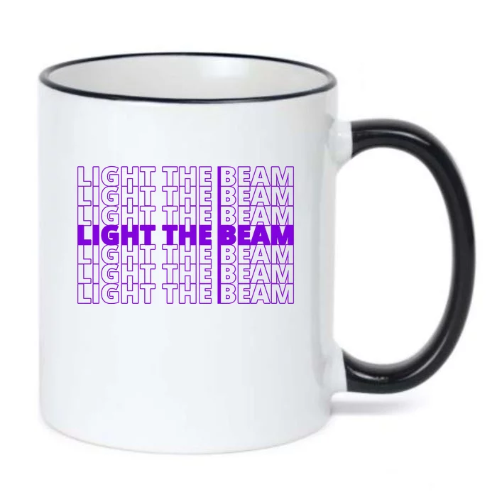 Light The Beam Black Color Changing Mug