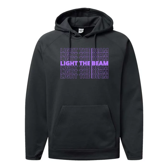 Light The Beam Performance Fleece Hoodie