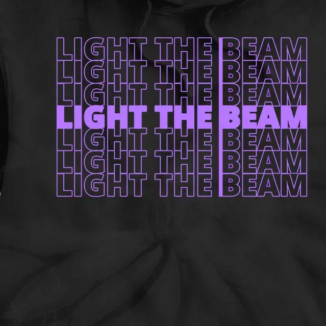 Light The Beam Tie Dye Hoodie