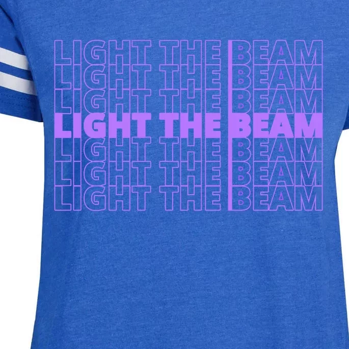 Light The Beam Enza Ladies Jersey Football T-Shirt