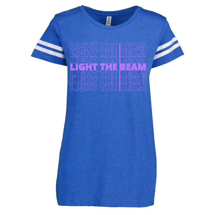 Light The Beam Enza Ladies Jersey Football T-Shirt