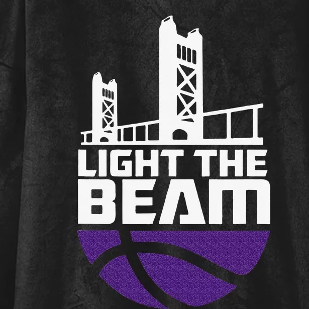 Light the Beam Sacramento Hooded Wearable Blanket