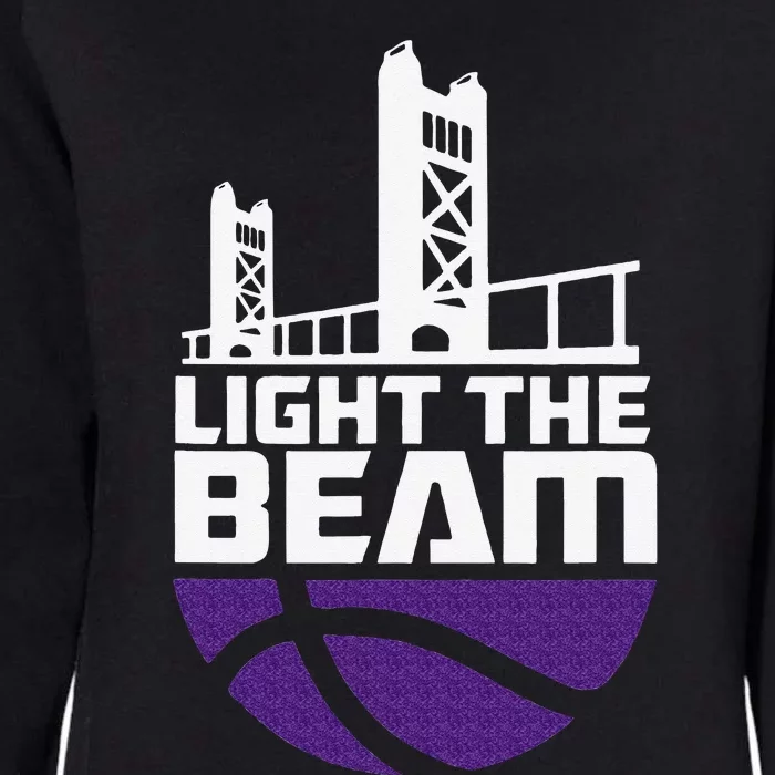 Light the Beam Sacramento Womens California Wash Sweatshirt