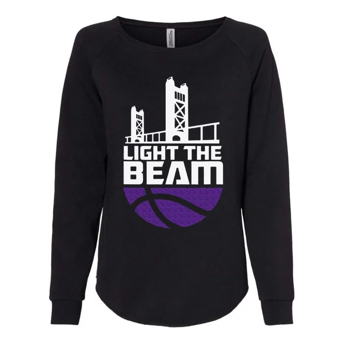 Light the Beam Sacramento Womens California Wash Sweatshirt