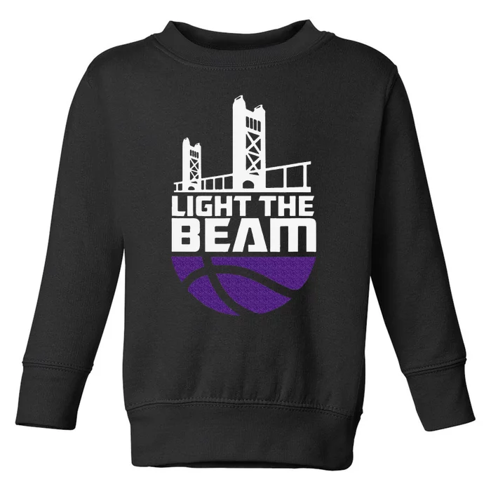 Light the Beam Sacramento Toddler Sweatshirt