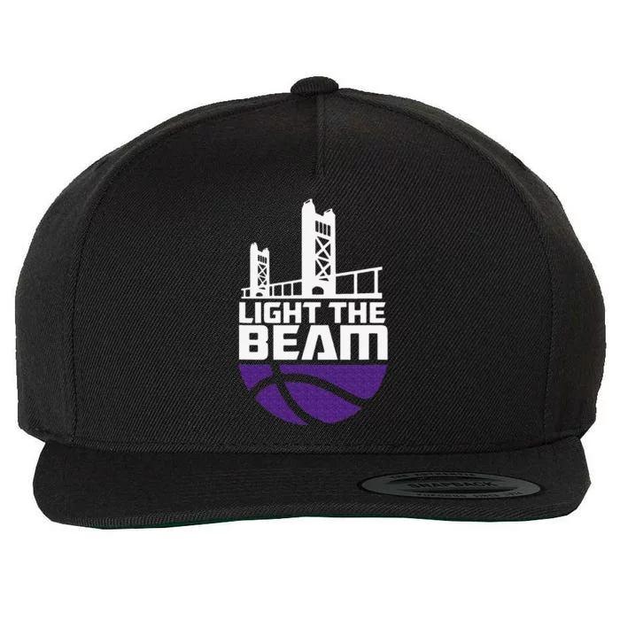 Light the Beam Sacramento Wool Snapback Cap