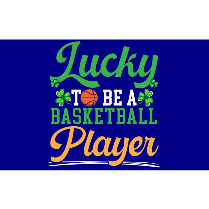 Lucky To Be A Basketball Player St Patrick's Day Gift Bumper Sticker