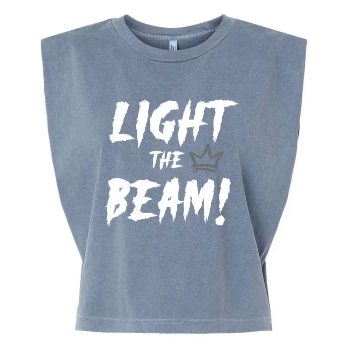 Light The Beam Sacramento Basketball Garment-Dyed Women's Muscle Tee