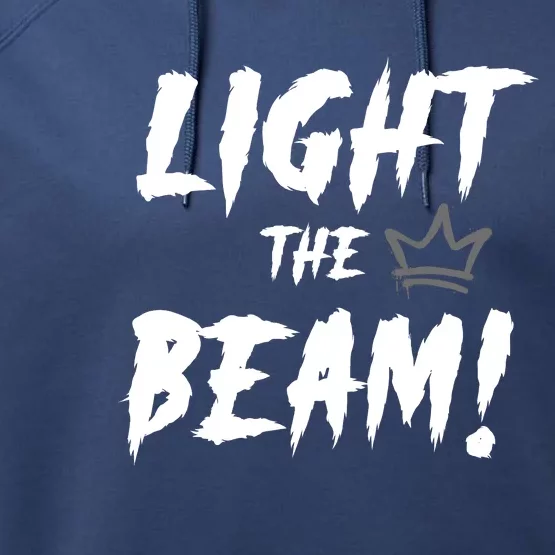 Light The Beam Sacramento Basketball Performance Fleece Hoodie