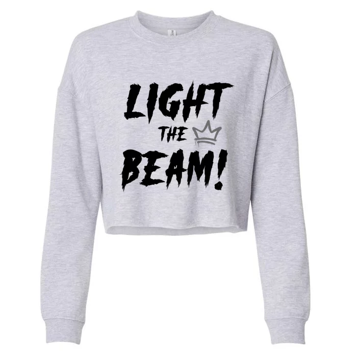 Light The Beam Sacramento Basketball Cropped Pullover Crew