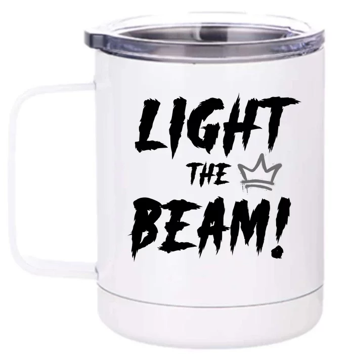 Light The Beam Sacramento Basketball Front & Back 12oz Stainless Steel Tumbler Cup