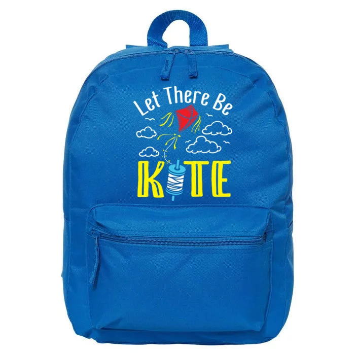 Let There Be Kite Kite Flying Funny Gift 16 in Basic Backpack