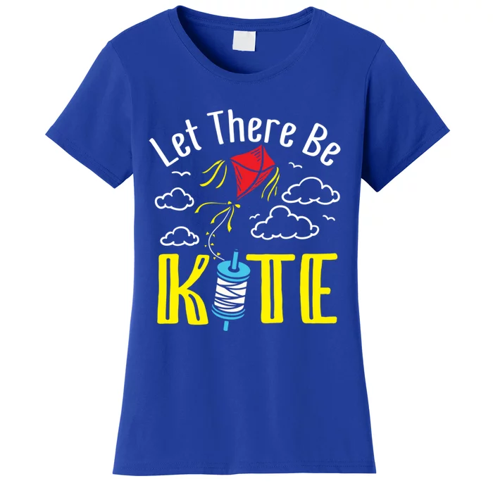 Let There Be Kite Kite Flying Funny Gift Women's T-Shirt