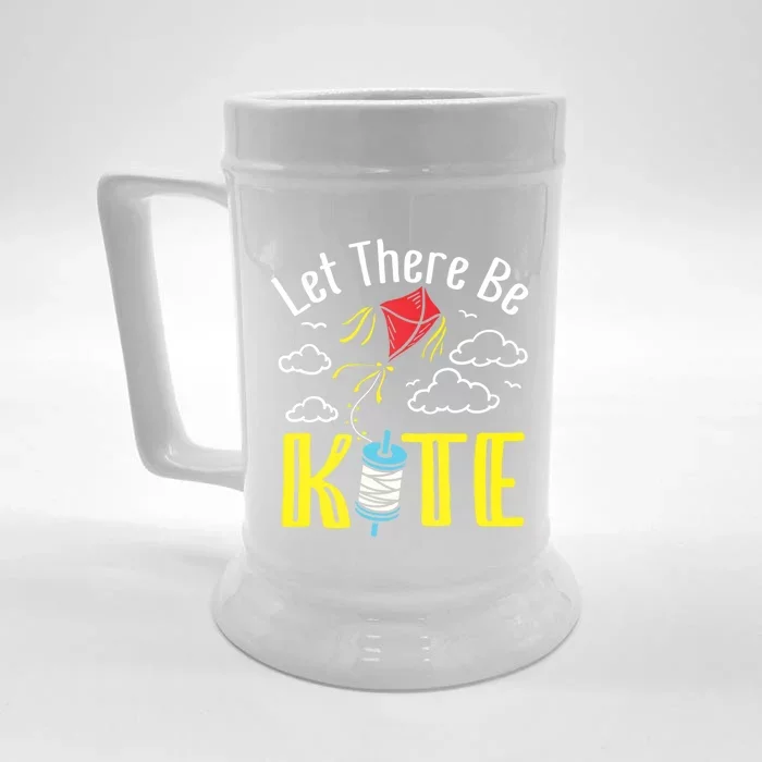 Let There Be Kite Kite Flying Funny Gift Front & Back Beer Stein