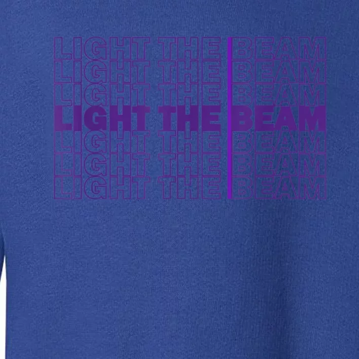 Light The Beam Sacramento Toddler Sweatshirt