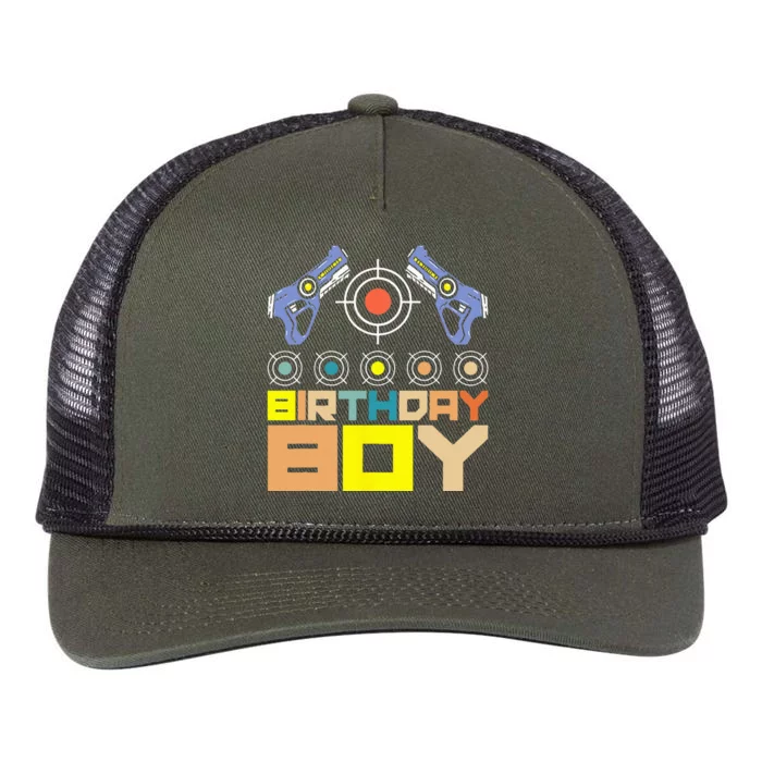 Laser Tag Birthday Party Indoor Lasertag Game Player Retro Rope Trucker Hat Cap