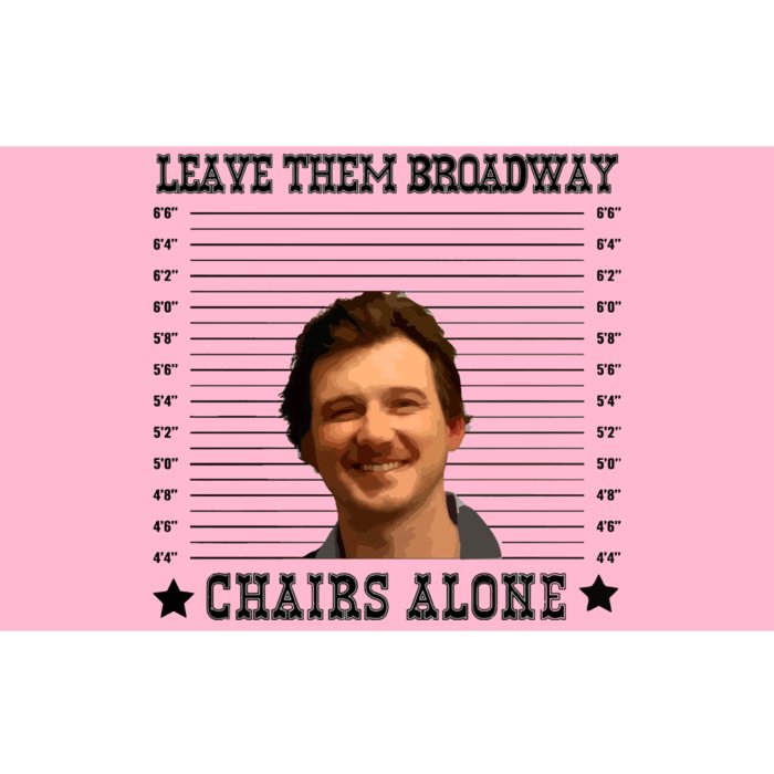 Leave Them Broadway Chairs Alone Bumper Sticker