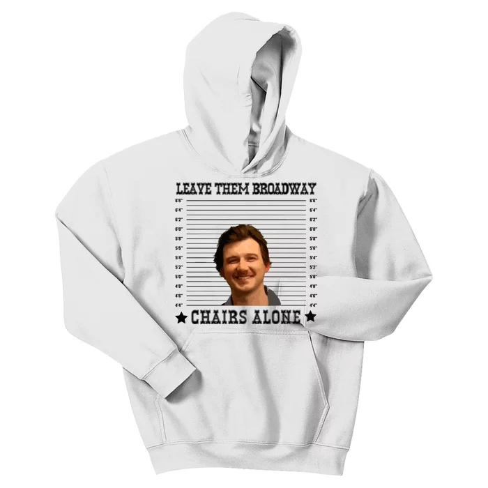 Leave Them Broadway Chairs Alone Kids Hoodie