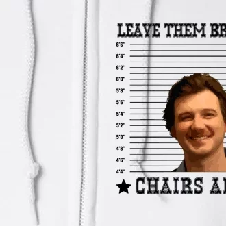 Leave Them Broadway Chairs Alone Full Zip Hoodie