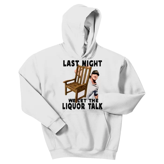 Leave Them Broadway Chairs Alone. Kids Hoodie