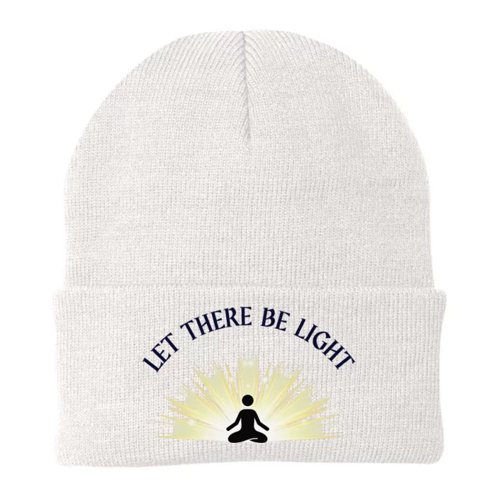 Let There Be Light Meditation Zen Enlightenment Spiritual Knit Cap Winter Beanie