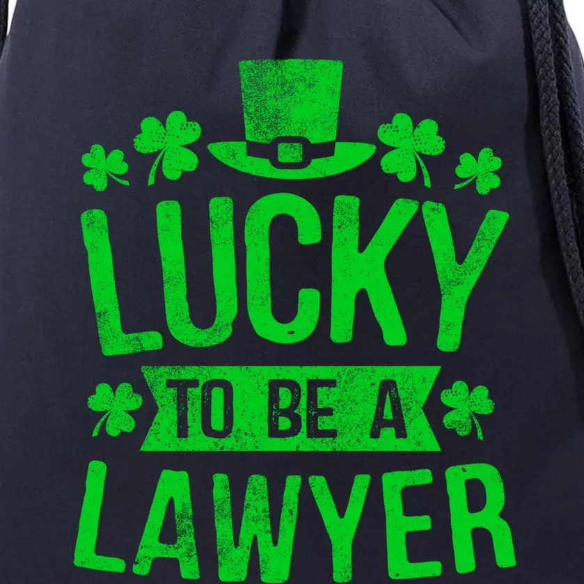 Lucky To Be A Lawyer Great Gift St Patricks Day Gifmeaningful Gift Drawstring Bag